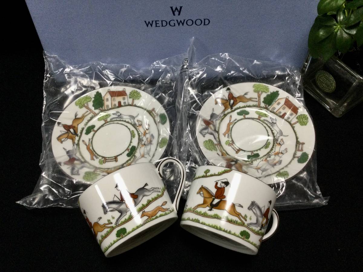 瑞ウェッジウッド 節約 ウエッジウッド WEDGWOOD HANTING SCENES
