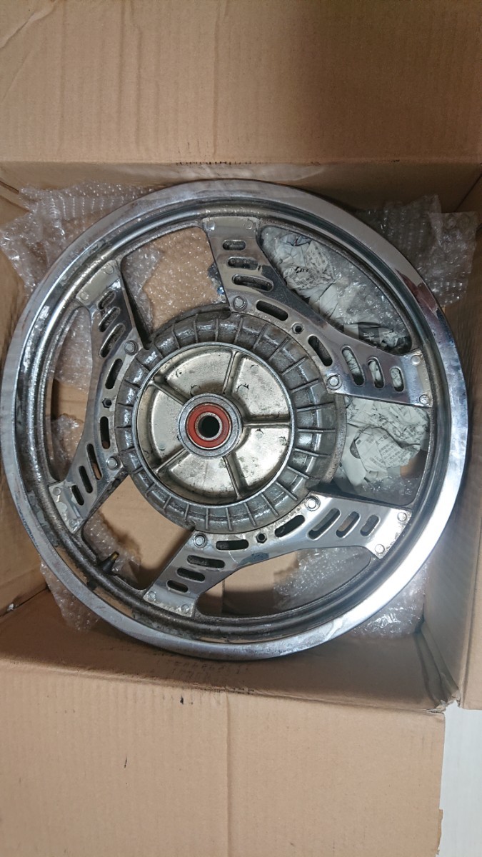 当時物 CBX400F メッキ リアホイール