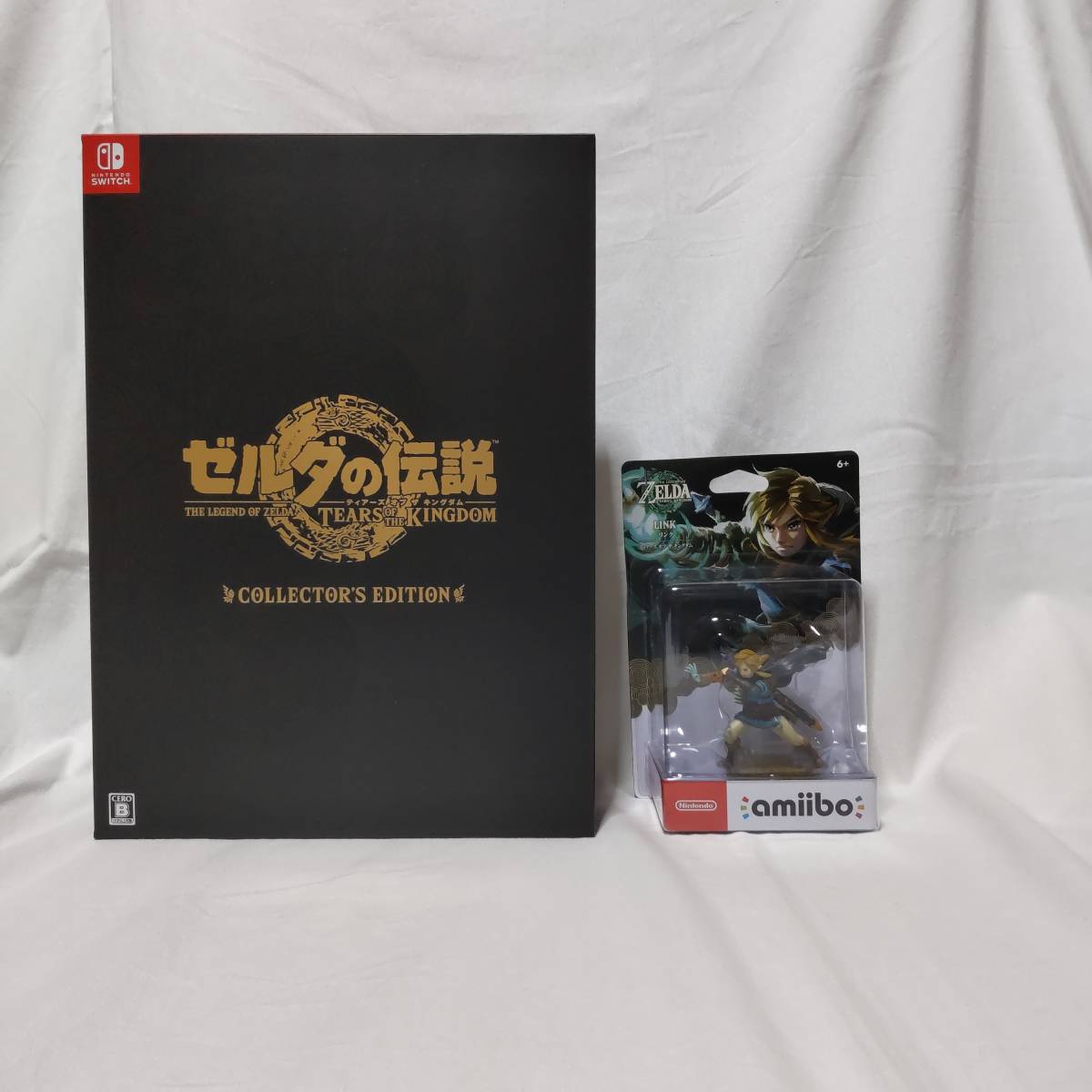 数量限定，お得 ゼルダの伝説 ティアーズ オブ ザ キングダム Collector's Editon & amiiboリンク セット(ニンテンドースイッチソフト)｜売買されたオークション情報、yahooの商品情報をアーカイブ公開 - オー ニンテンドースイッチソフト