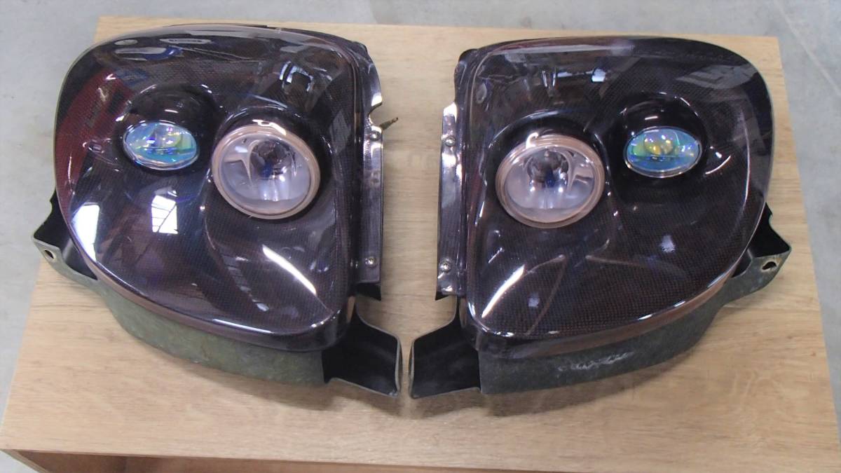 C-WEST FD3S RX-7 RX7 スリークヘッドライト 固定キット 左右 部品取り