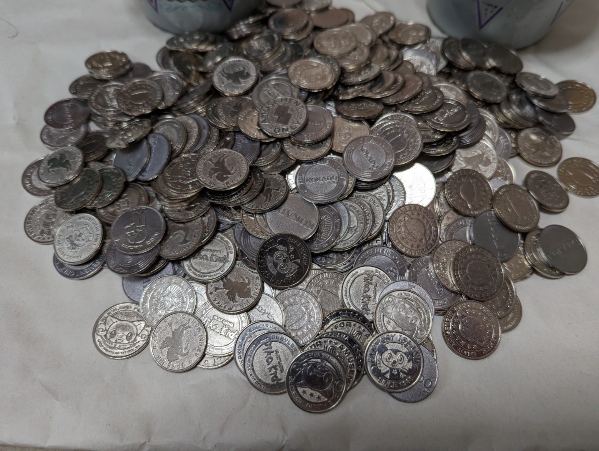 メダル約1340枚 ゲームセンター/種類いろいろ/大量/まとめ売り ゲームセンター メダル - ミニダービー