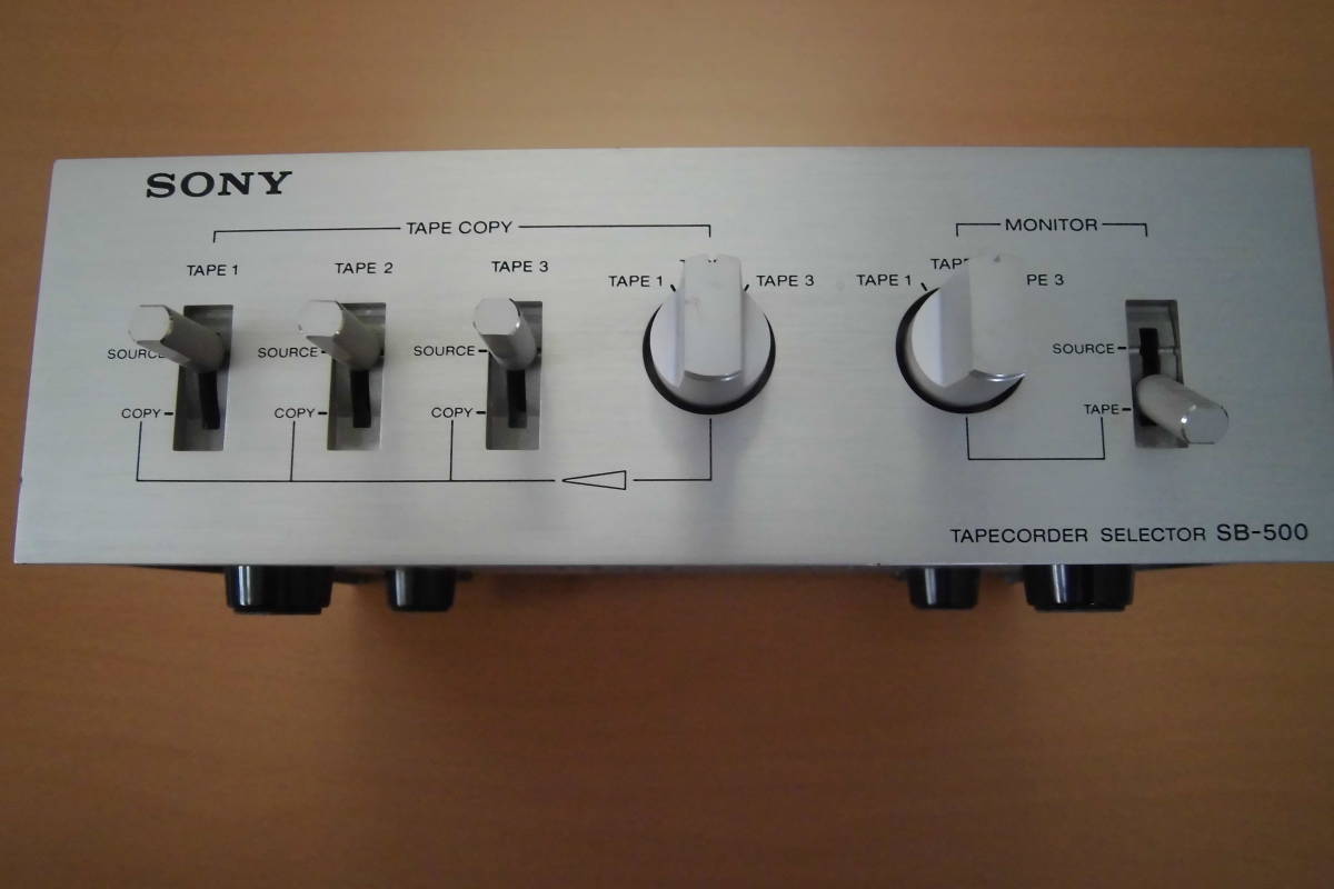SONY SB-500 テープデッキセレクター 完動品SONY Tape RECORDER SONY