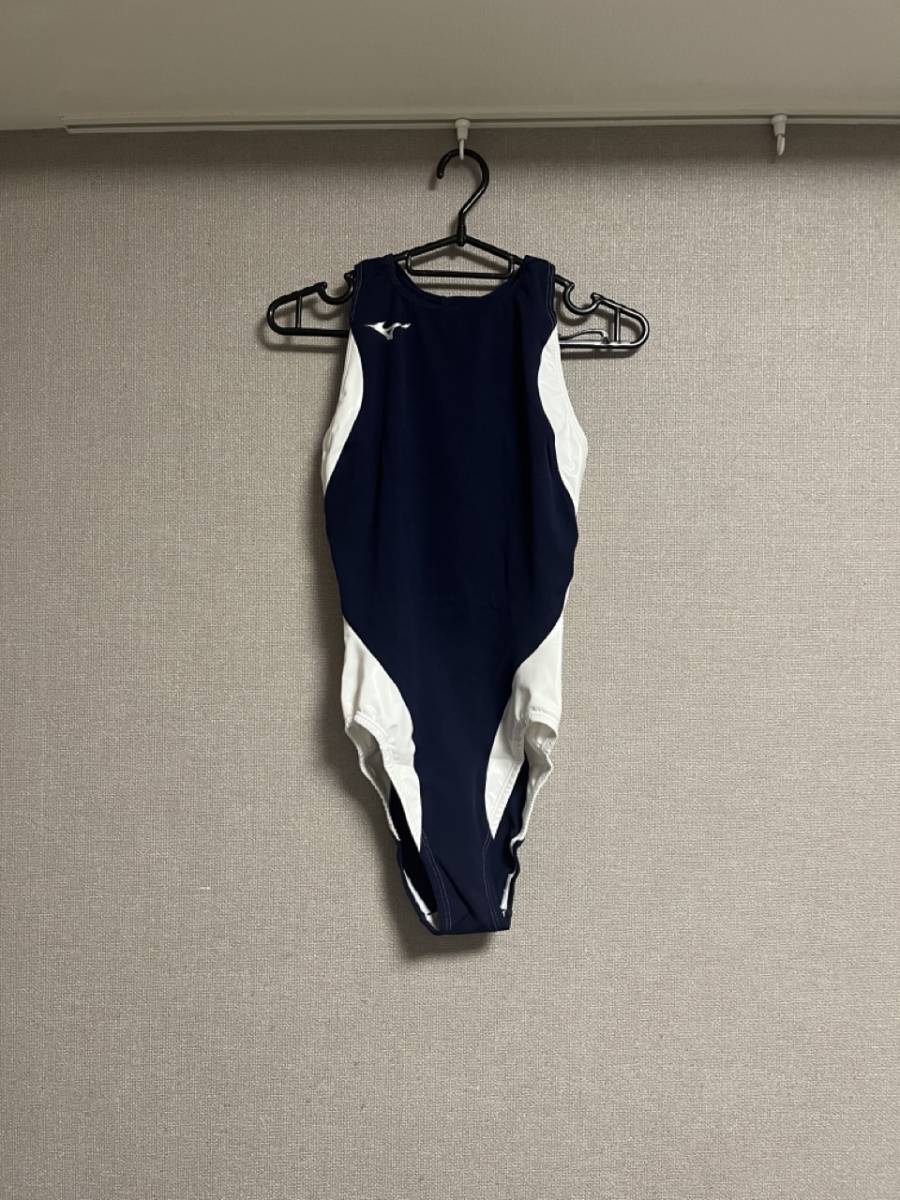 MIZUNO 水球 XLサイズ N2JQ826000 ネイビー ホワイト 競泳水着 ミズノ スイミング