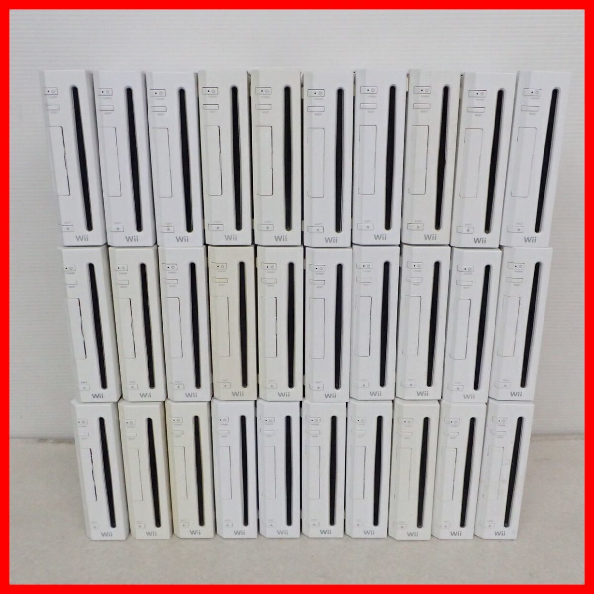 Wii 本体 シロ RVL-001(JPN) 30台 まとめて大量セット 任天堂 Nintendo【BA