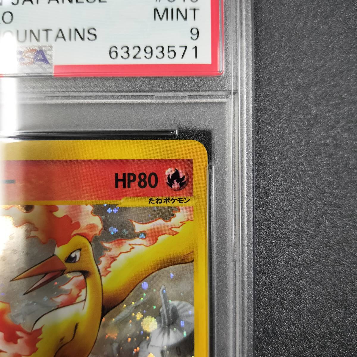 ファイヤー ☆ 拡張パック第5弾 神秘なる山 019/088 1ED 渦巻ホロ PSA8 【