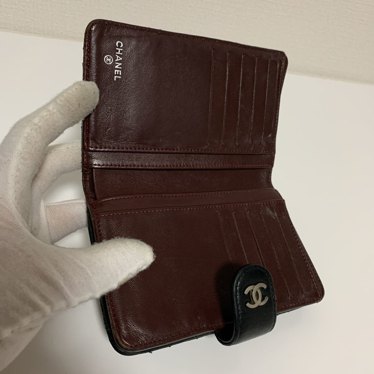 公式通販サイトでお買い 希少 CHANEL シャネル マトラッセ がま口 ココ