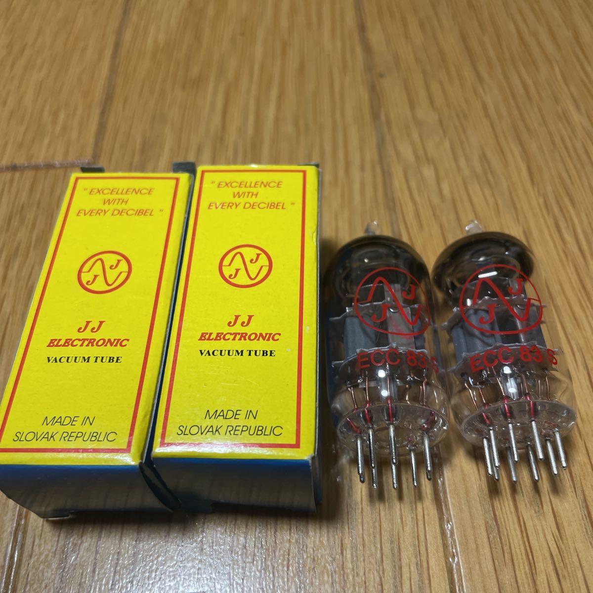 JJ ELECTRONIC ECC83 真空管2本セット