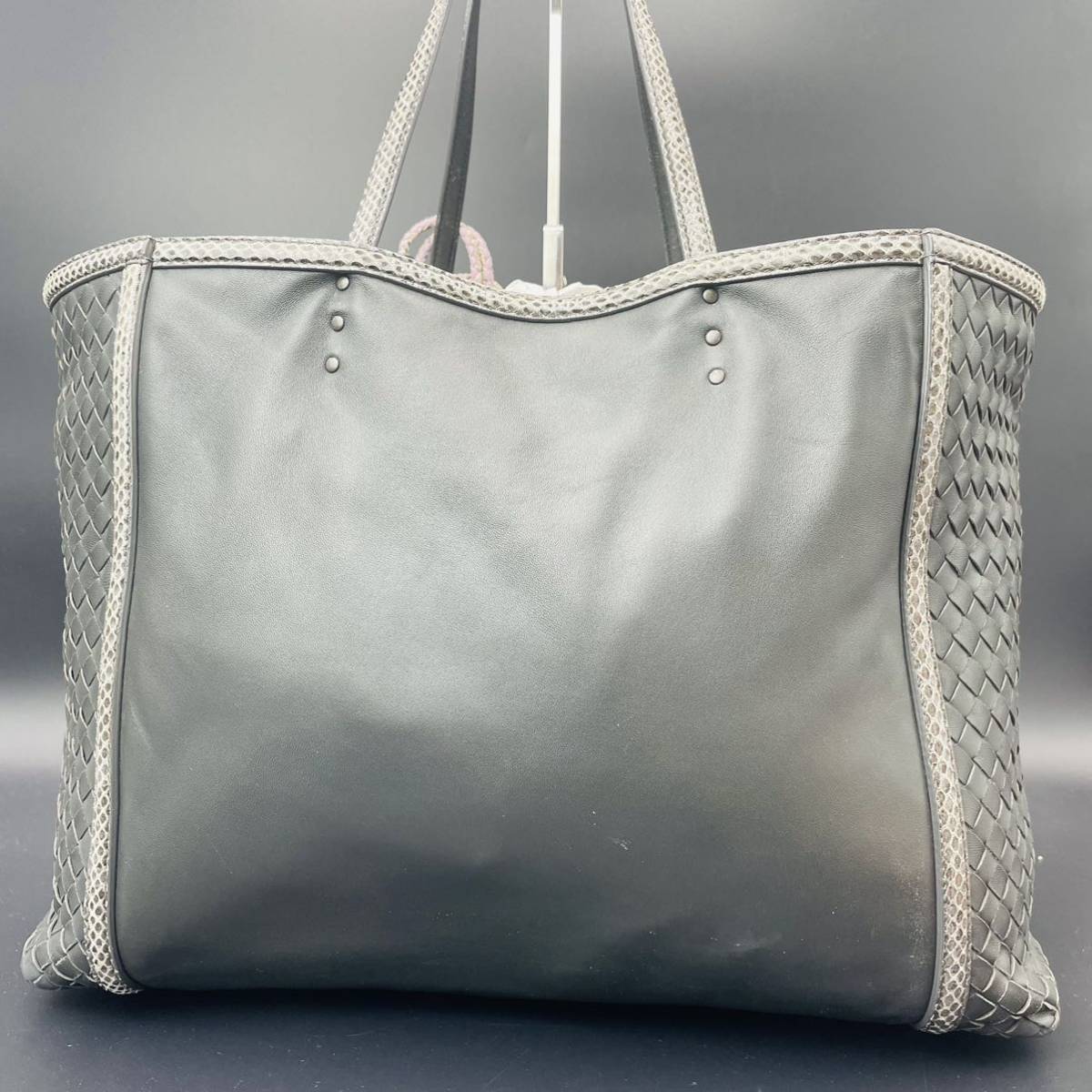1円 BOTTEGA VENETA ボッテガヴェネタ トートバッグ パイソン 1円 BOTTEGA VENETA ボッテガヴェネタ トートバッグ パイソン