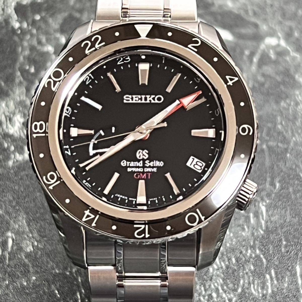 赤字超特価，2025 Grand Seiko グランドセイコー SBGE001 スプリングドライブ GMT(グランドセイコー)｜売買されたオークション情報、yahooの商品情報をアーカイブ公開 - オークファン グランドセイコー