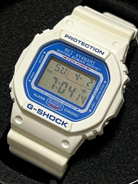 CASIO G-SHOCK エヴァンゲリオン 綾波レイ モデル DW-5600VT ホワイト 
