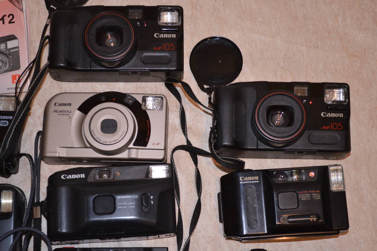 A.コンパクトカメラまとめて nikon/canon アンティーク 骨董