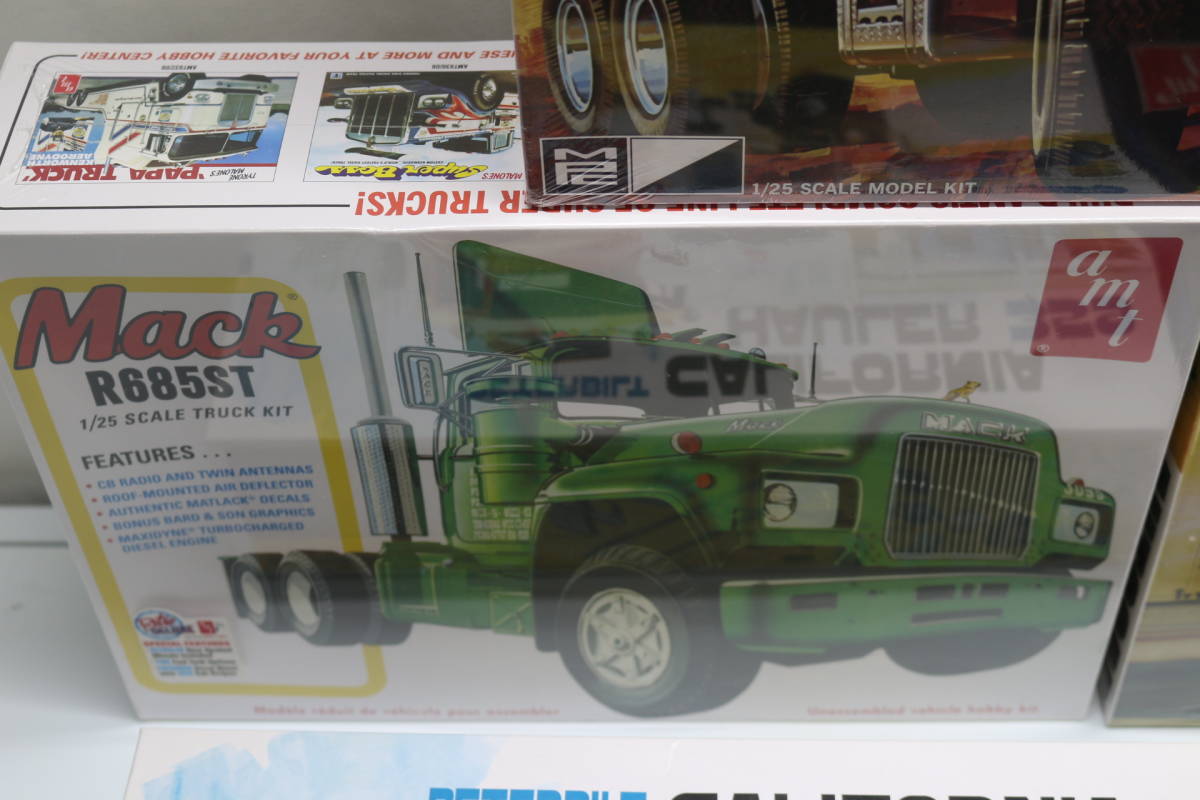 34-15 未組立 AMT 1/25 トラック トラクター 他 プラモデルセット