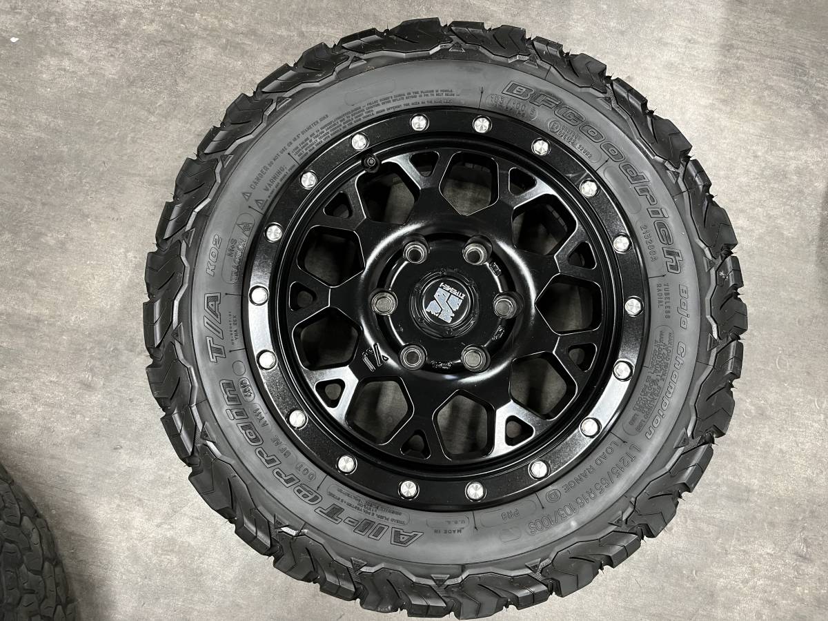 MLJ XTREME-J XJ04 サテンブラック 6.5jx16+38 6/139.7 BF Goodrich 