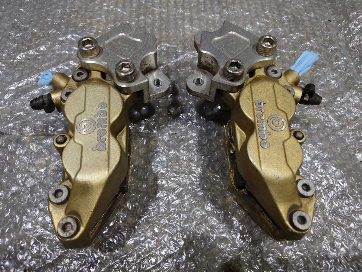 ゼファー750フロント4potキャリパー塗装品 ゼファー750 キャリパー流用