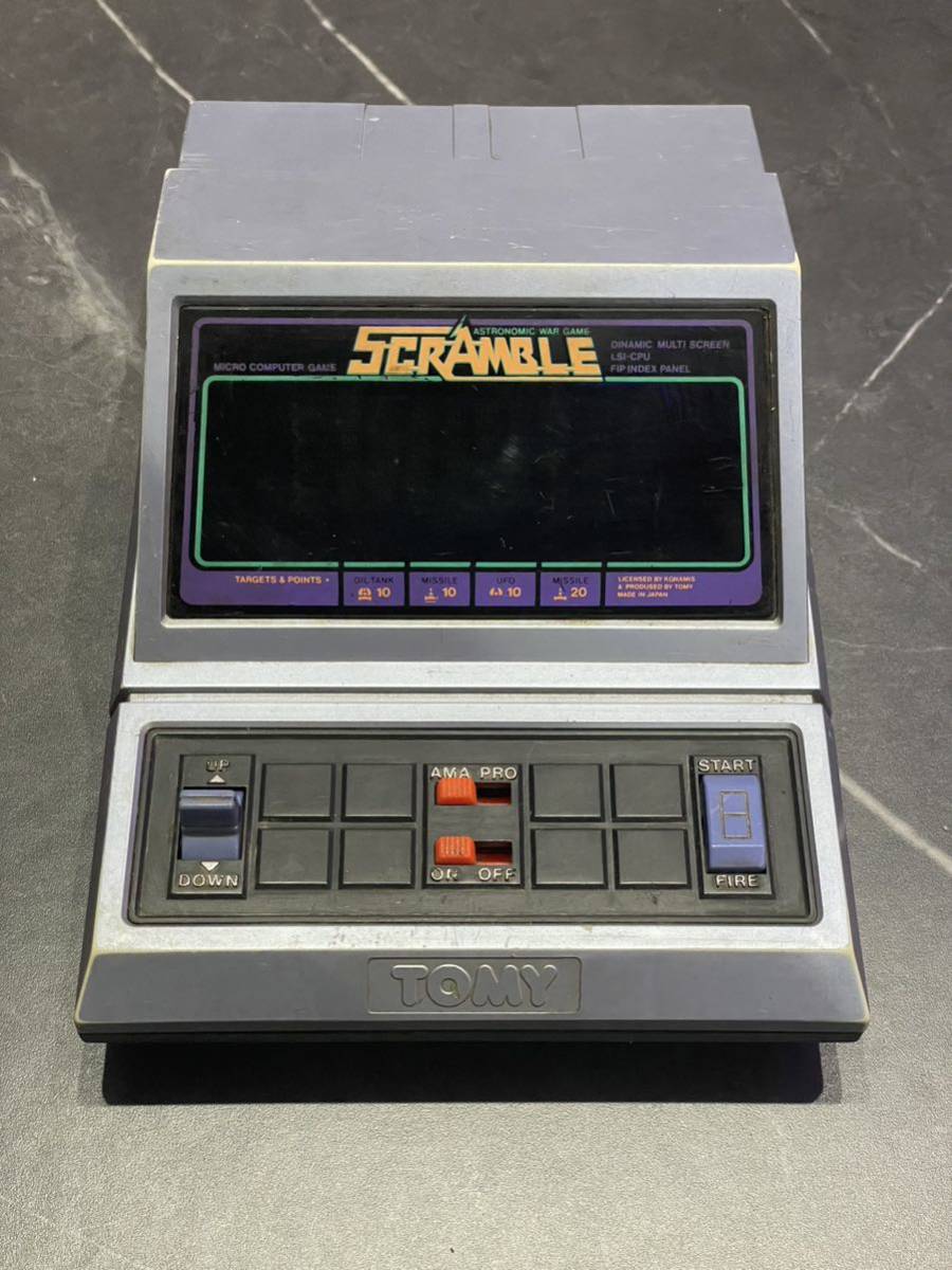 ☆昭和レトロ 未使用品 トミー スクランブル LSI ゲーム TOMY LSI