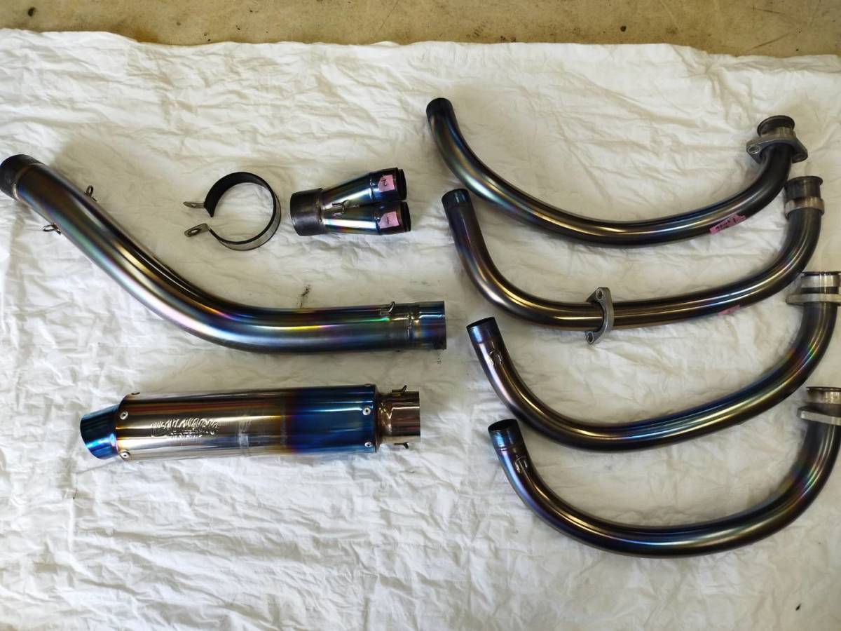 ゼファー1100マフラー オオニシヒートマジック サイレンサー60、5