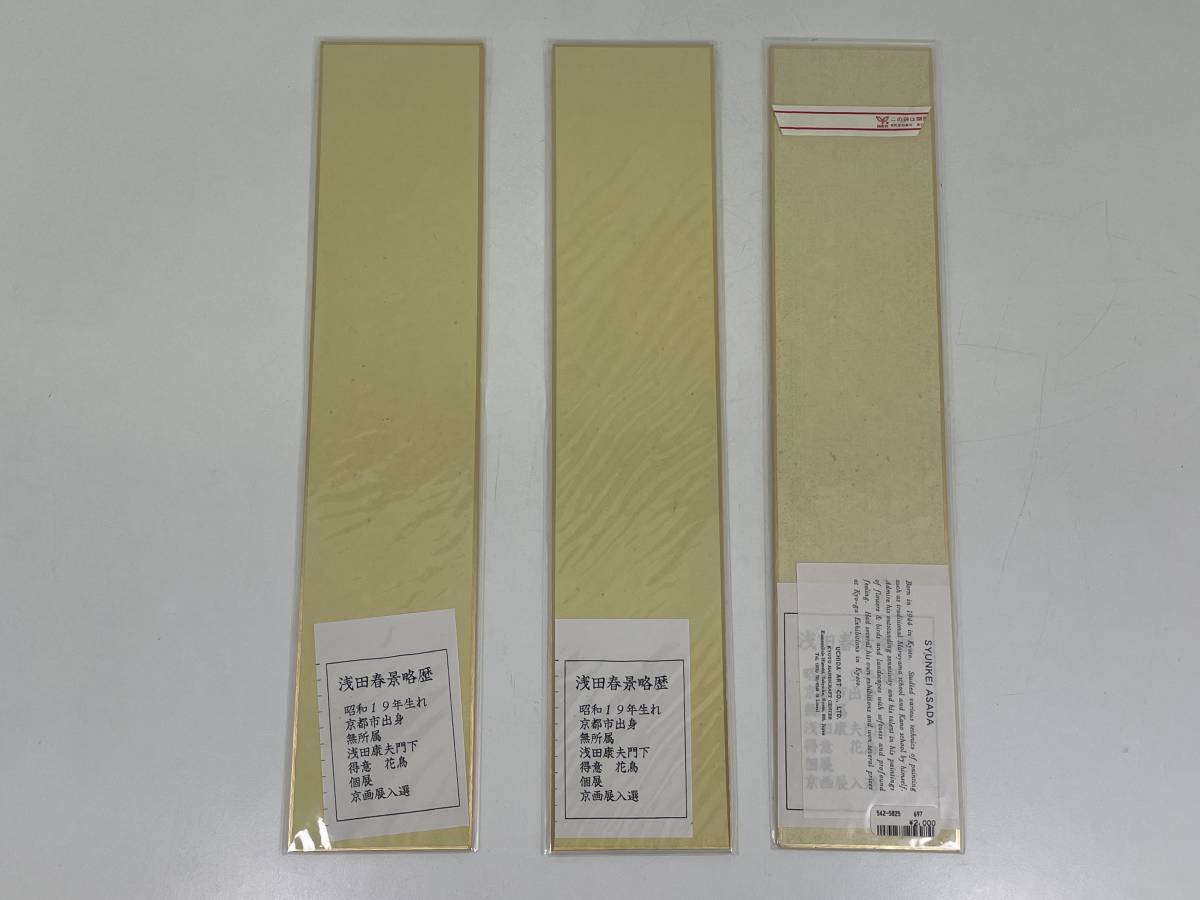TN0505-155 8509【1円スタート】 短冊 13点まとめ 中西那月/浅田春景 