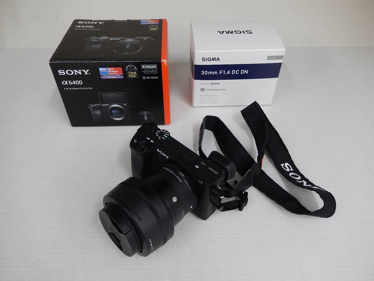 SONY ソニー α6400 （標準ズームレンズ・その他アクセサリなし