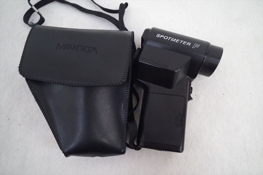 ☆ MINOLTA ミノルタ SPOTMETER F 露出計 ソフトケース付き 中古