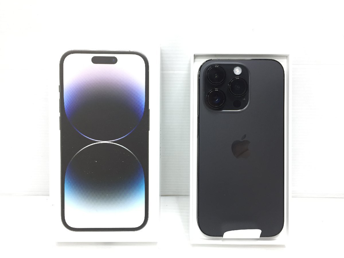 未使用品 Apple アップル iPhone 14 Pro 128GB スペースブラック SIM