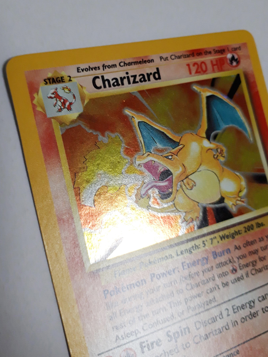 ポケモンカード/リザードン 4/130 英語版 Base Set 2 キラ Charizard