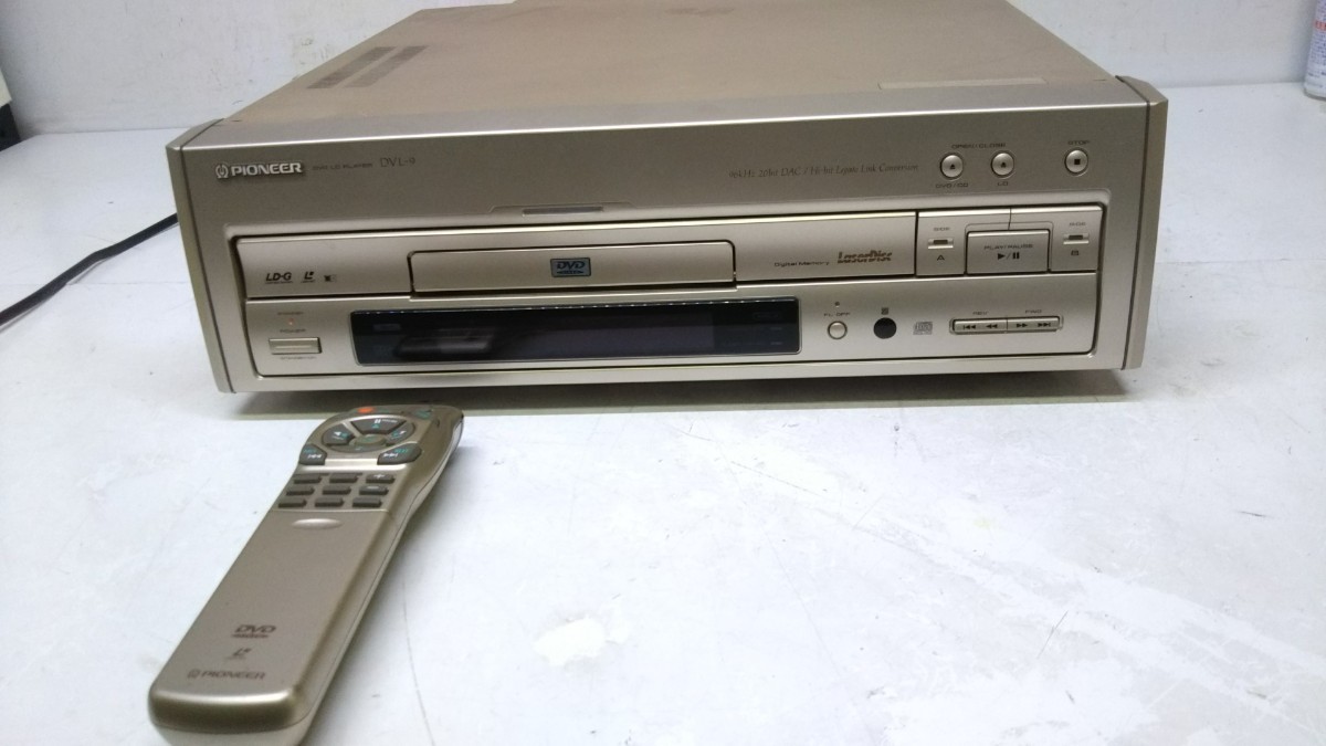 Pioneer パイオニア DVD LD PLAYER DVL9 ジャンク品 パイオニア
