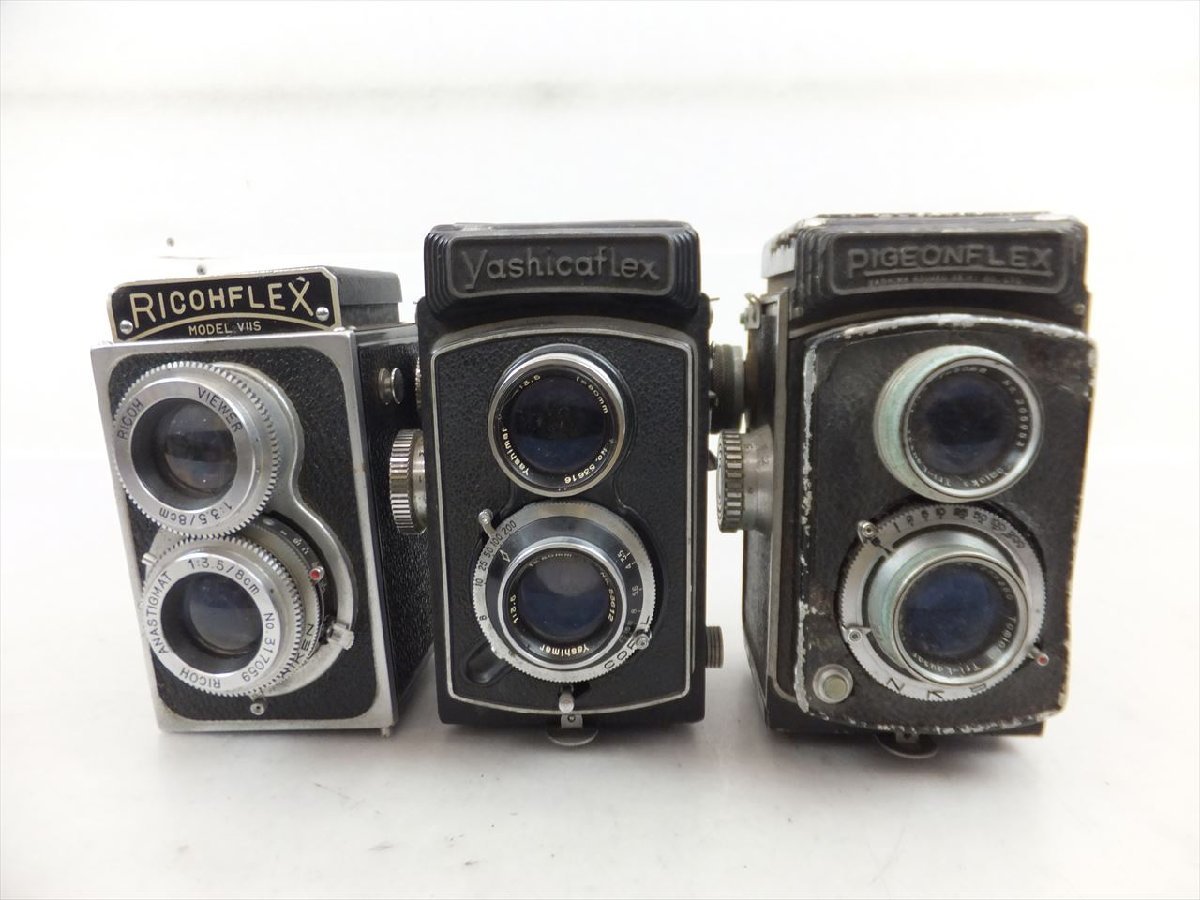 ▽ まとめて出品 二眼レフ 10台 メーカー様々 フィルムカメラ 中古 現状品