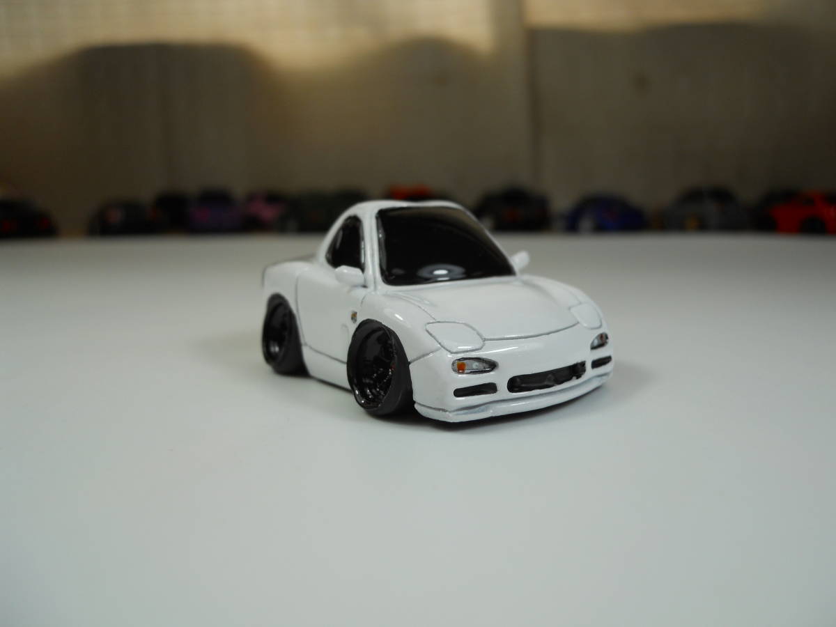 カスタムミニカー　アンフィニィRX-7 BBS パールホワイト　24