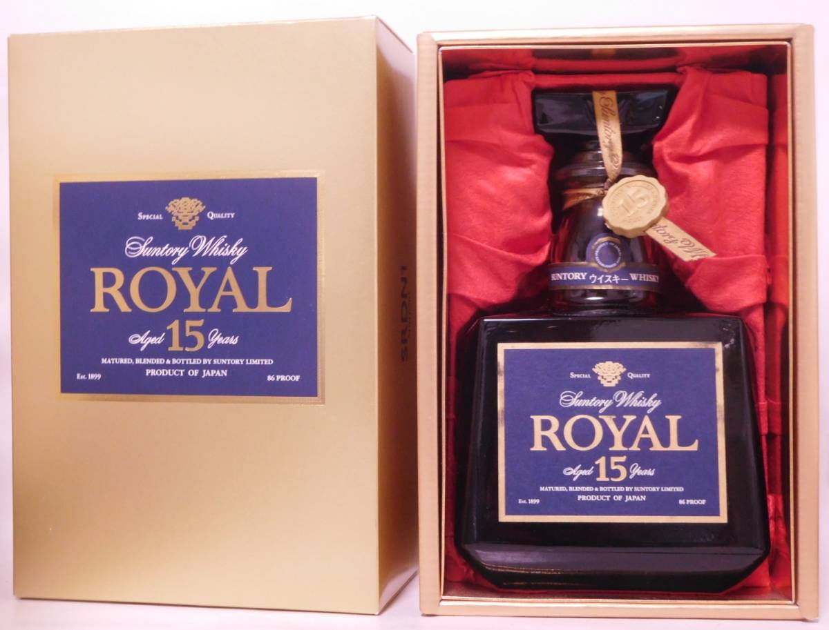 ★古酒☆ サントリー ローヤル プレミアム 15年（シェリー樽貯蔵）700ml 43% ☆ SUNTORY WHISKY ROYAL PREMIUM aged 15 years ★