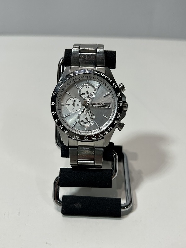 稼働品 SEIKO スピリット SBTR007 クロノグラフ 8T67-00C0 稼働美品