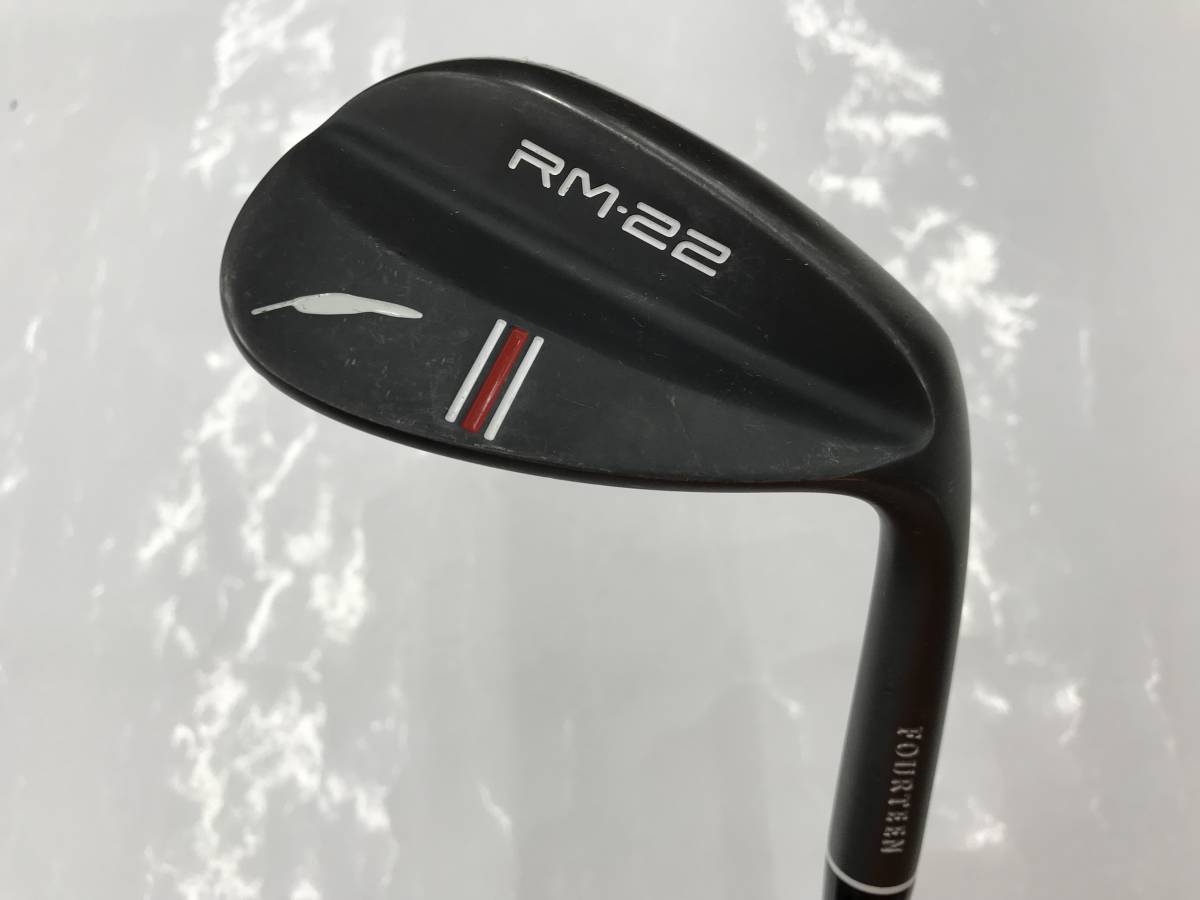 ウェッジ フォーティーン RM-22 ノーメッキ マットブラック 56度 flex