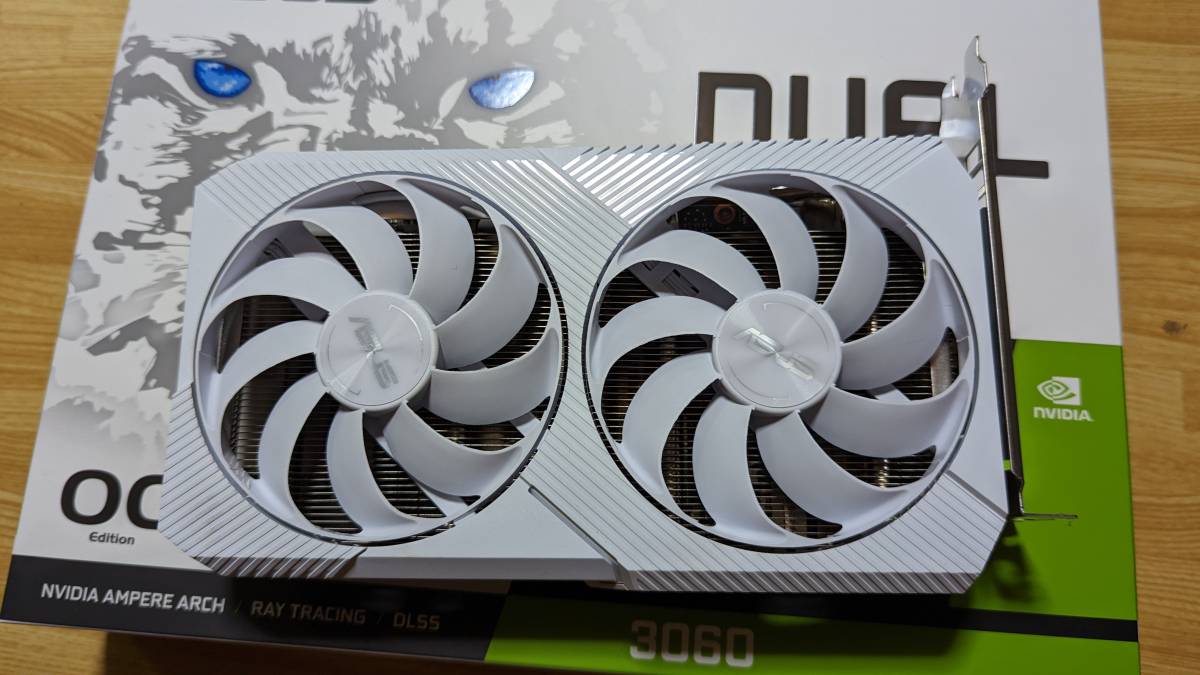 ASUS Dual GeForce RTX 3060 White OC Edition 8GB GDDR6(PCI Express 