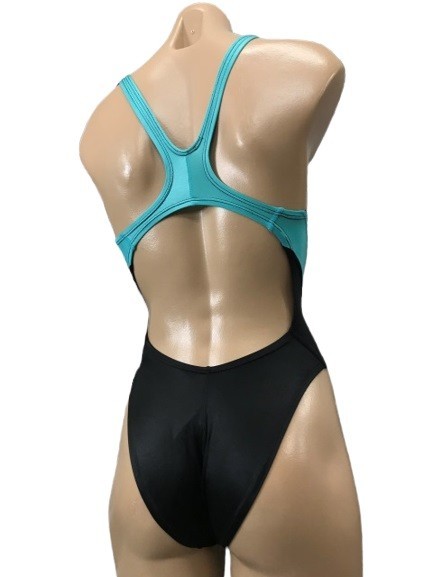 r2_7527 スピードSPEEDO 日本製 マーキュライン 光沢ブラック×蛍光光沢