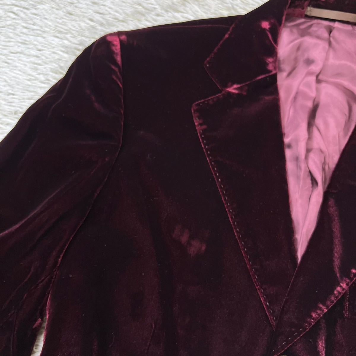 ポールスミス【お洒落な色味】Paul Smith テーラードジャケット ベロア 