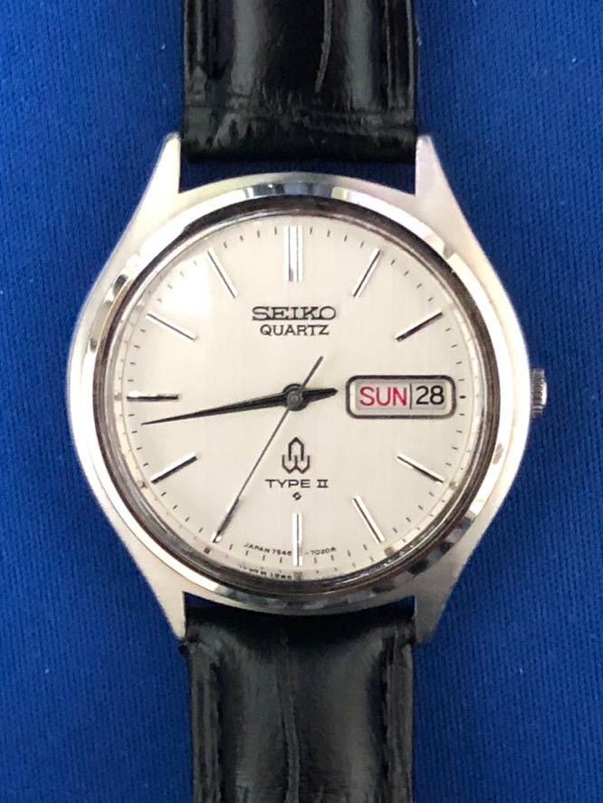 SEIKO セイコー QUARTZ クォーツ TYPEⅡ タイプ2 QUARTZ クォーツ 
