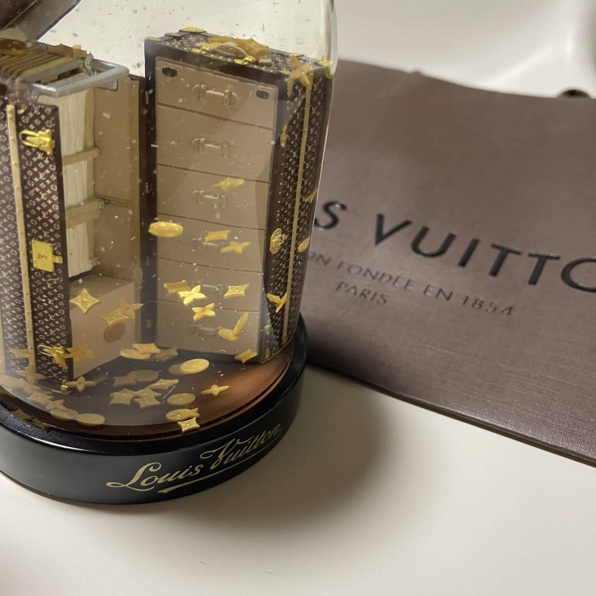 Louis Vuitton トランク スノードーム ノベルティ 超レア レア ルイ