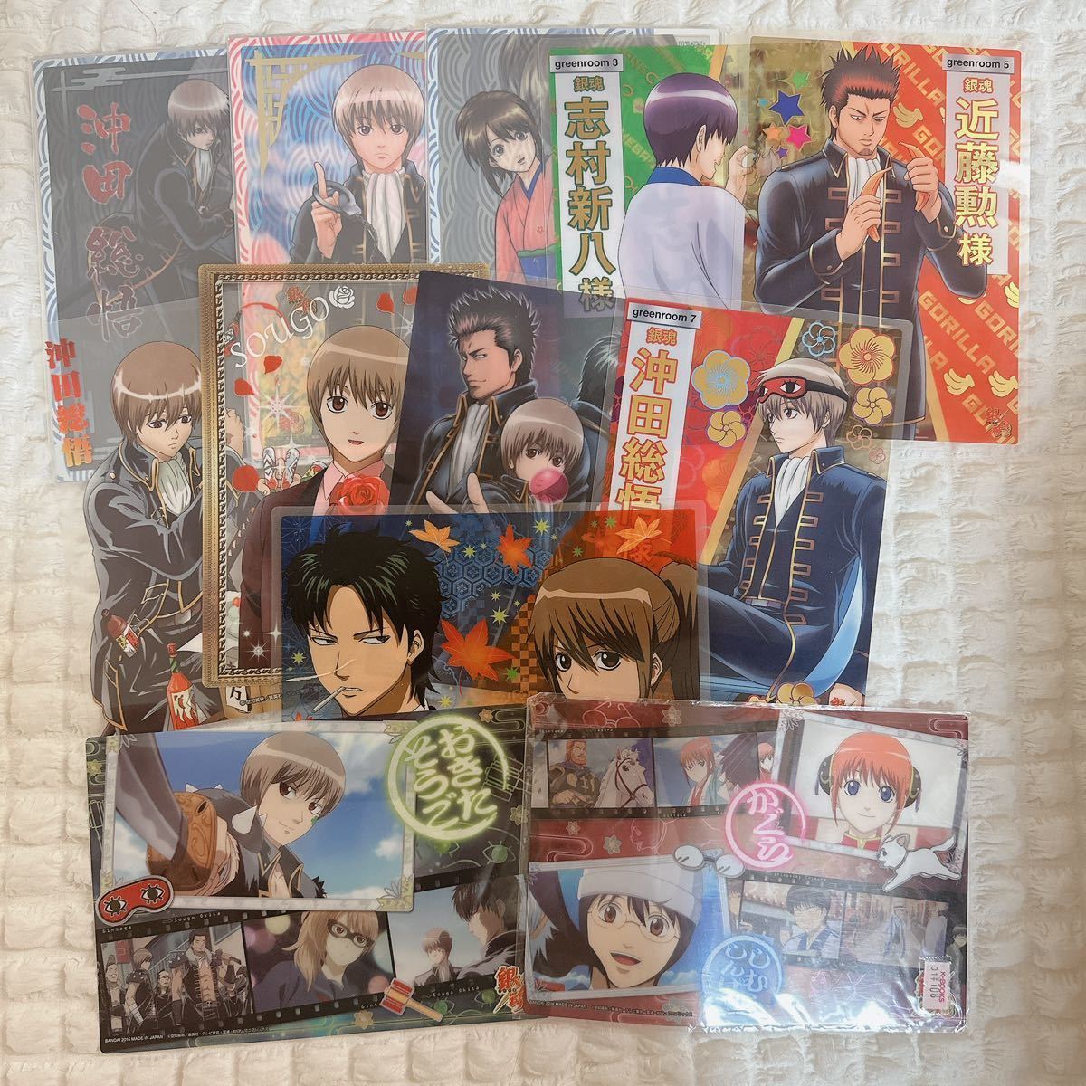 136「 銀魂 」 ジャンボカードダス 12枚セット 沖田総悟 土方十四郎 