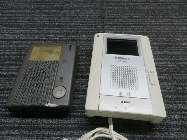 K☆Panasonic　玄関テレビホンモニター　HA－M602K‐S　玄関テレビホンドアカメラ　HA‐C63－T　現状品_1