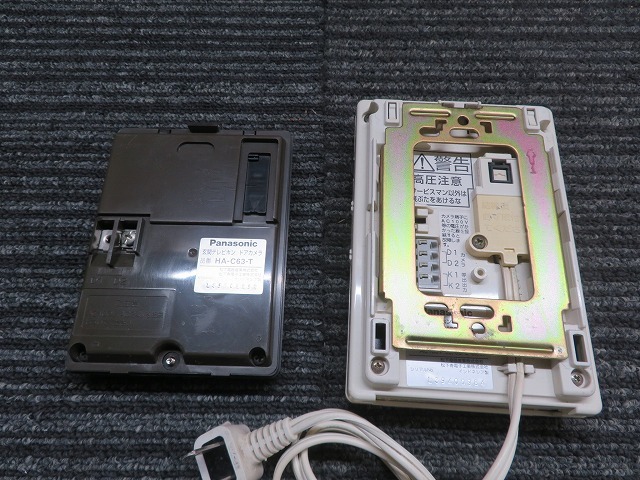 K☆Panasonic　玄関テレビホンモニター　HA－M602K‐S　玄関テレビホンドアカメラ　HA‐C63－T　現状品_2