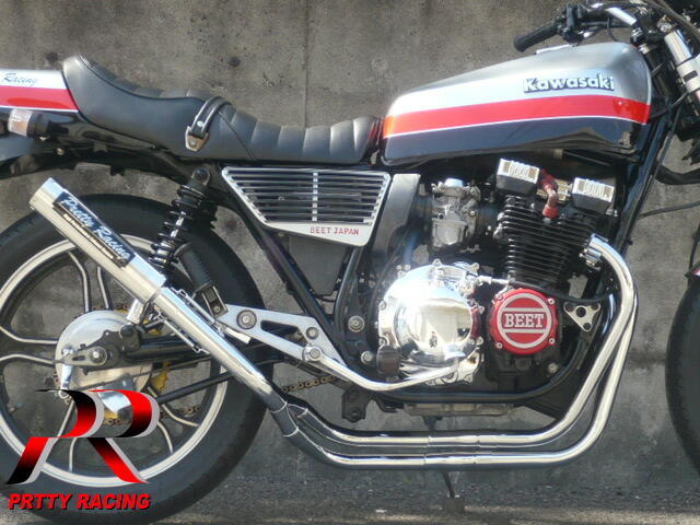 プリティー YAMAHA XJ400 E/D 42.7π (改2) PRETTY管 マフラー