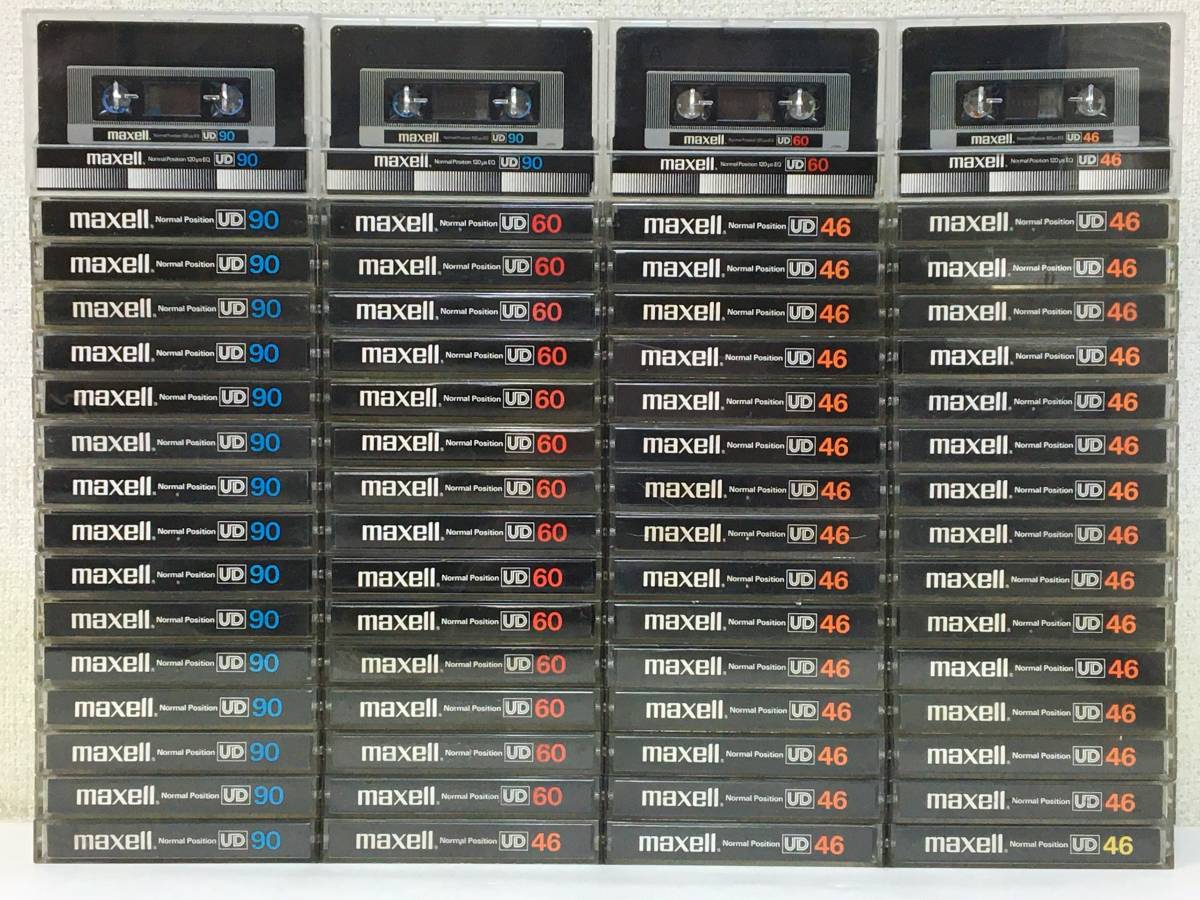 ★☆V641 maxell カセットテープ ULTRA DYNAMIC UD90 他 64本セット☆★