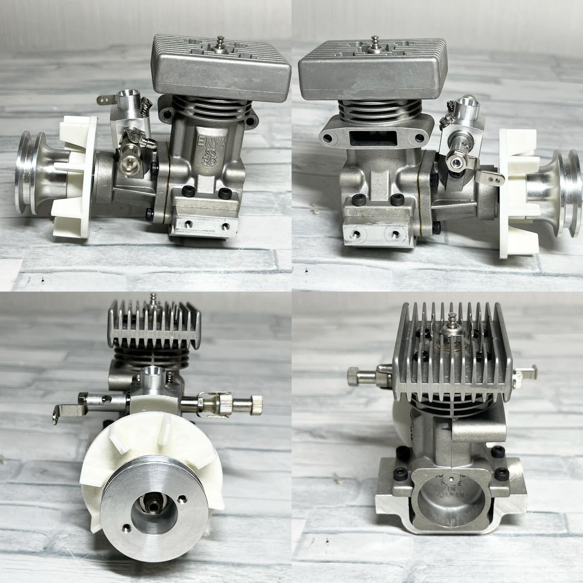ENYA SS35エンジン model 4301 HIROBO マフラー まとめ売り 動作未
