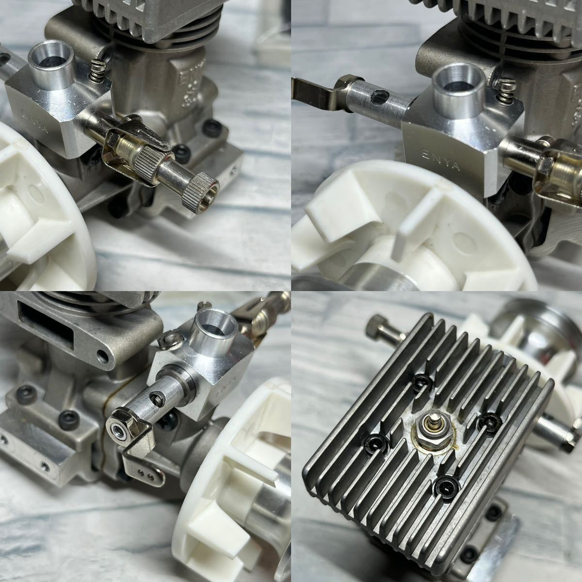 ENYA SS35エンジン model 4301 HIROBO マフラー まとめ売り 動作未