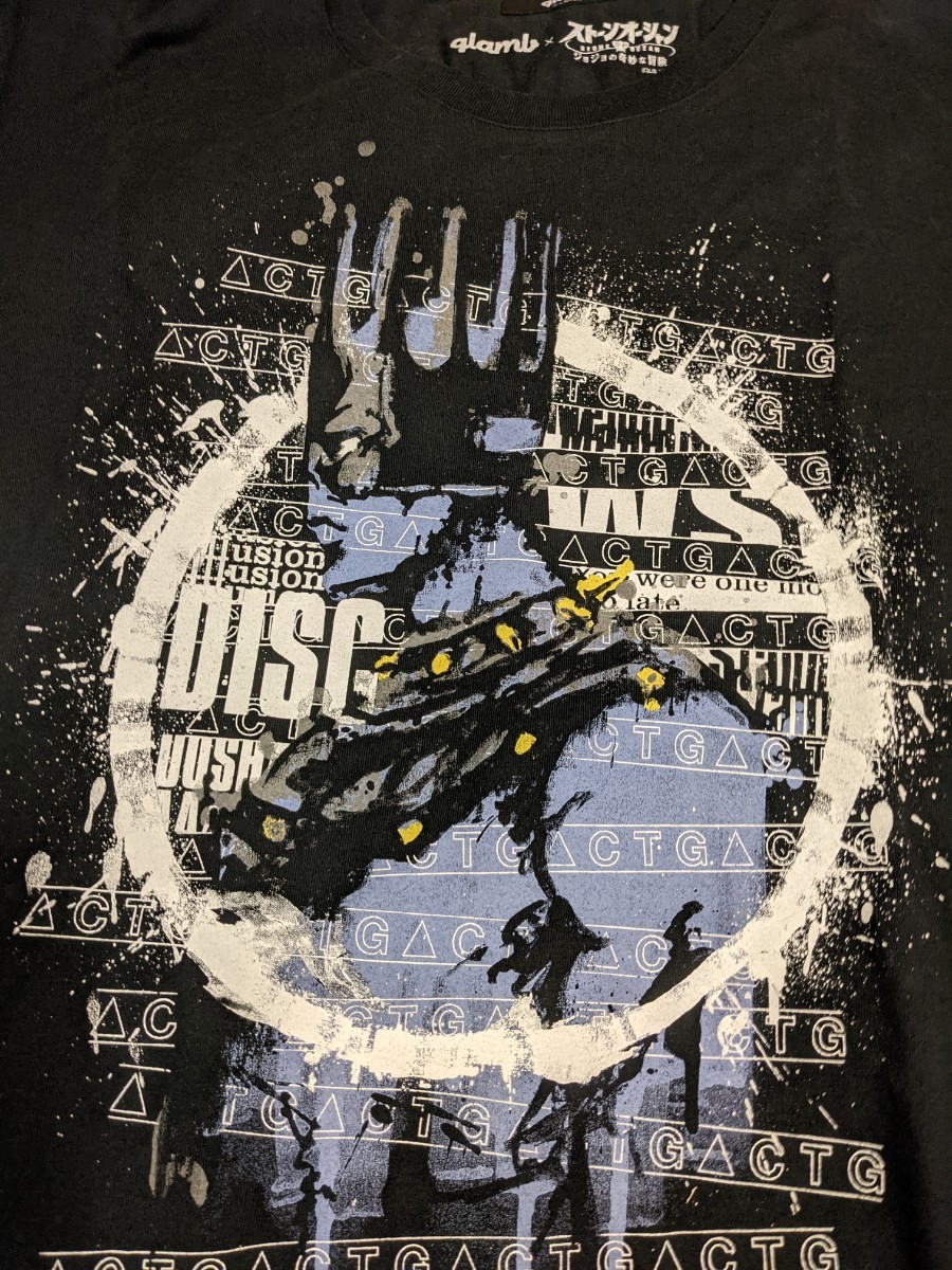 JOJO x glamb ジョジョ グラム ストーンオーシャン ホワイトスネイク T 