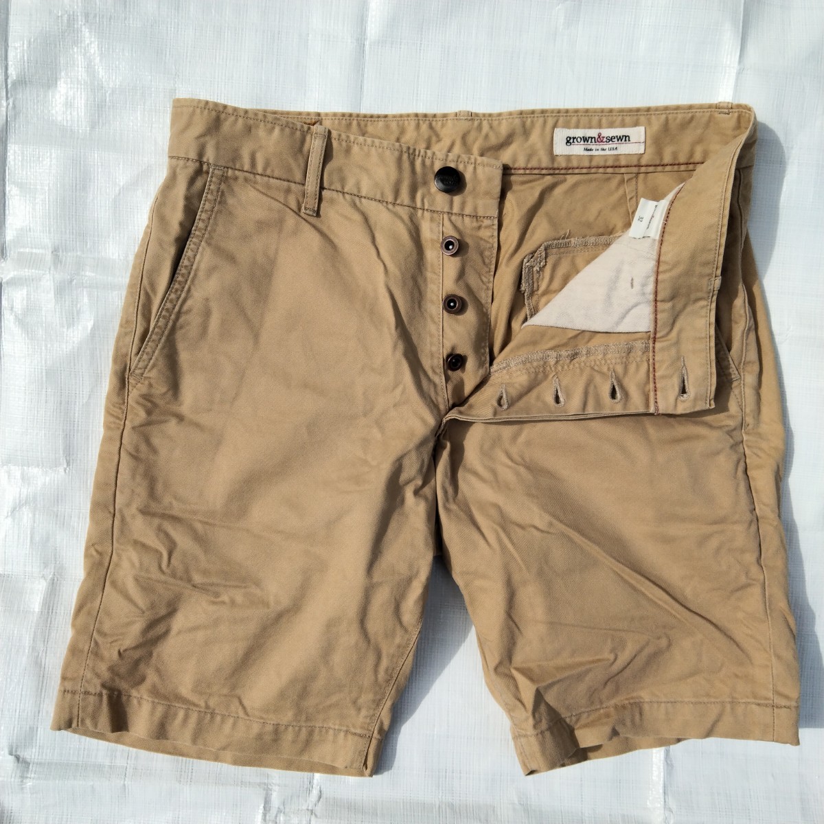 Draw Slim Independent ハーフパンツ 「SHIPS別注」GROWN＆SEWN 