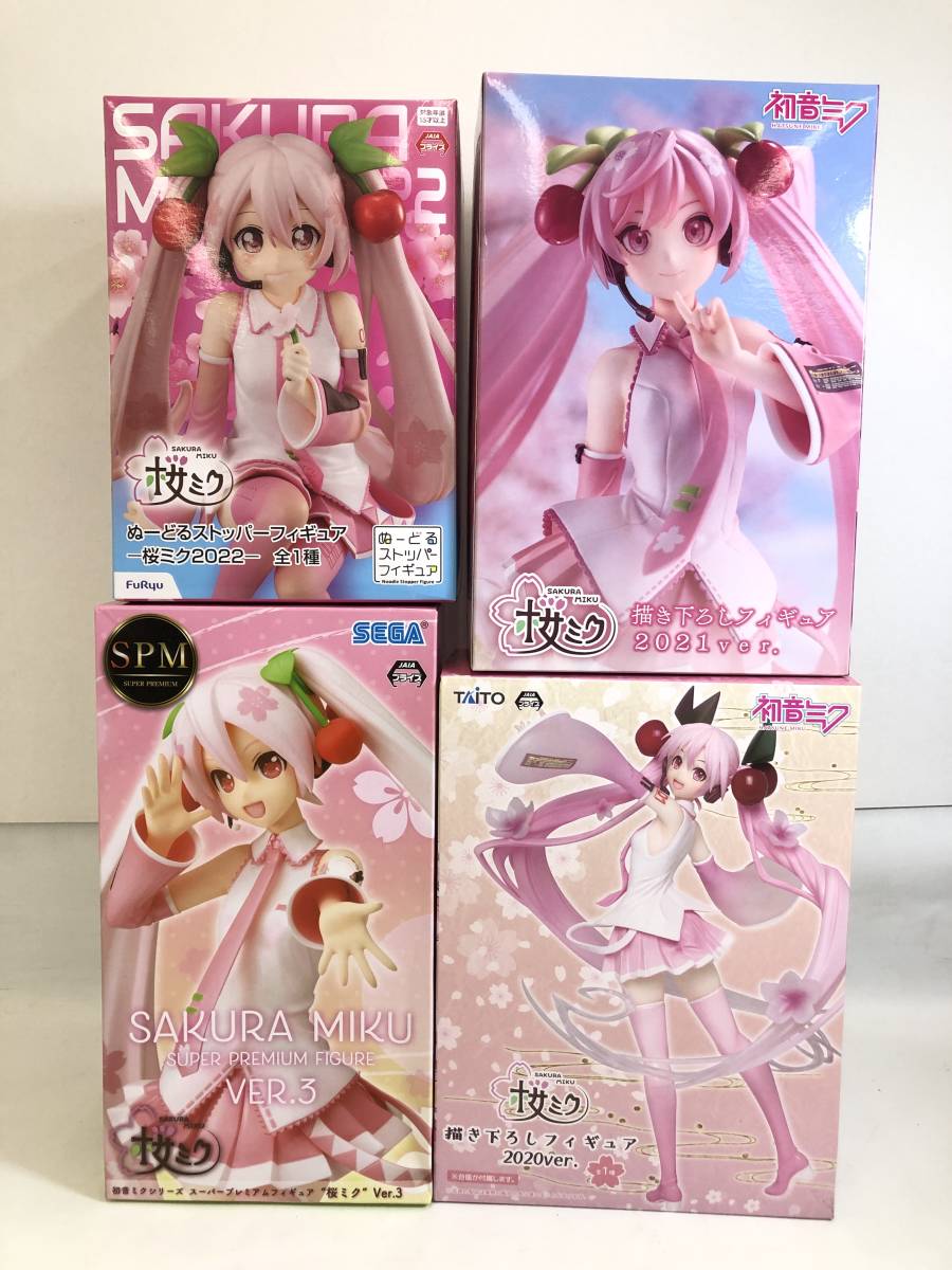 T230602-06K/ 未開封 初音ミク 桜ミク フィギュア プライズ 10体
