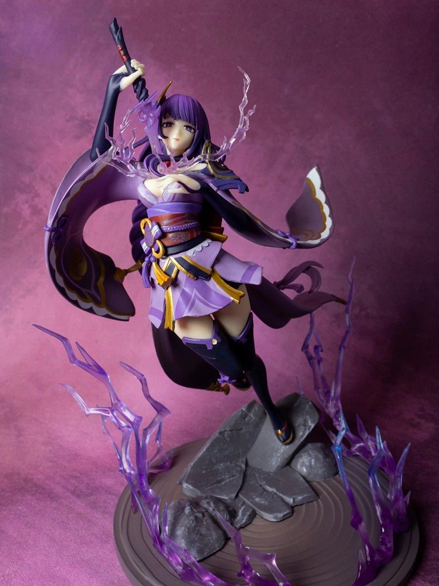 原神 雷電将軍 らいでんしょうぐん 28cm フィギュア 完成品 箱無し 