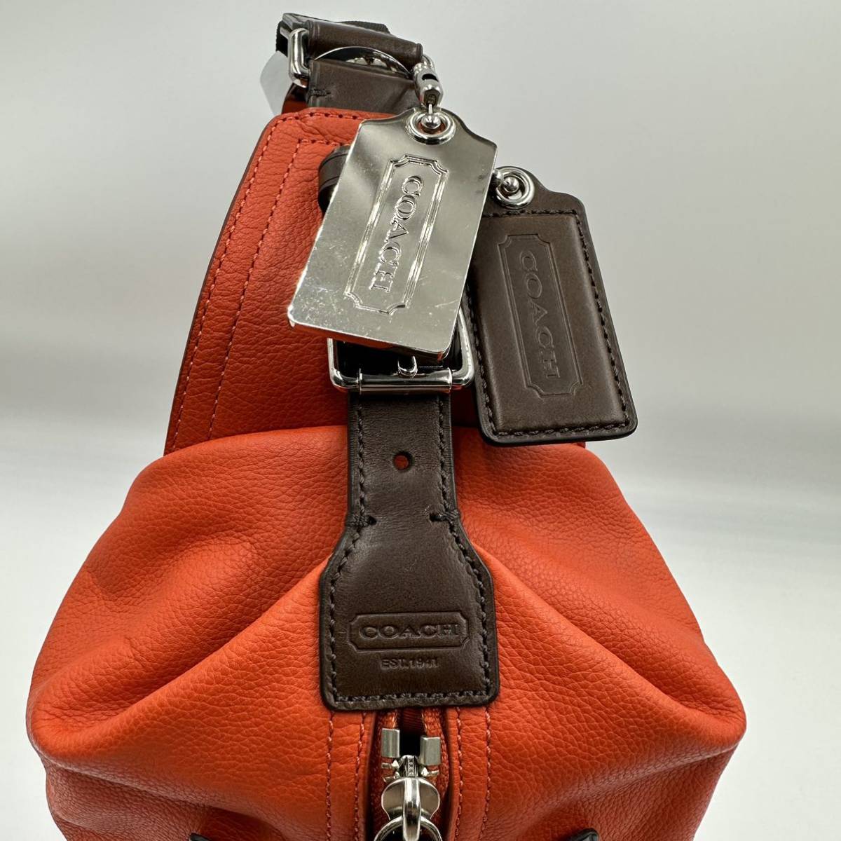 1円 【未使用級希少カラー】コーチ COACH ショルダーバッグ ボディ