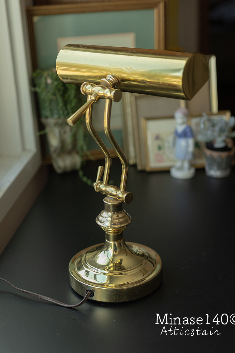 4553h1ヴィンテージ ピアノランプ ピアノランプ ブラス テーブルランプ