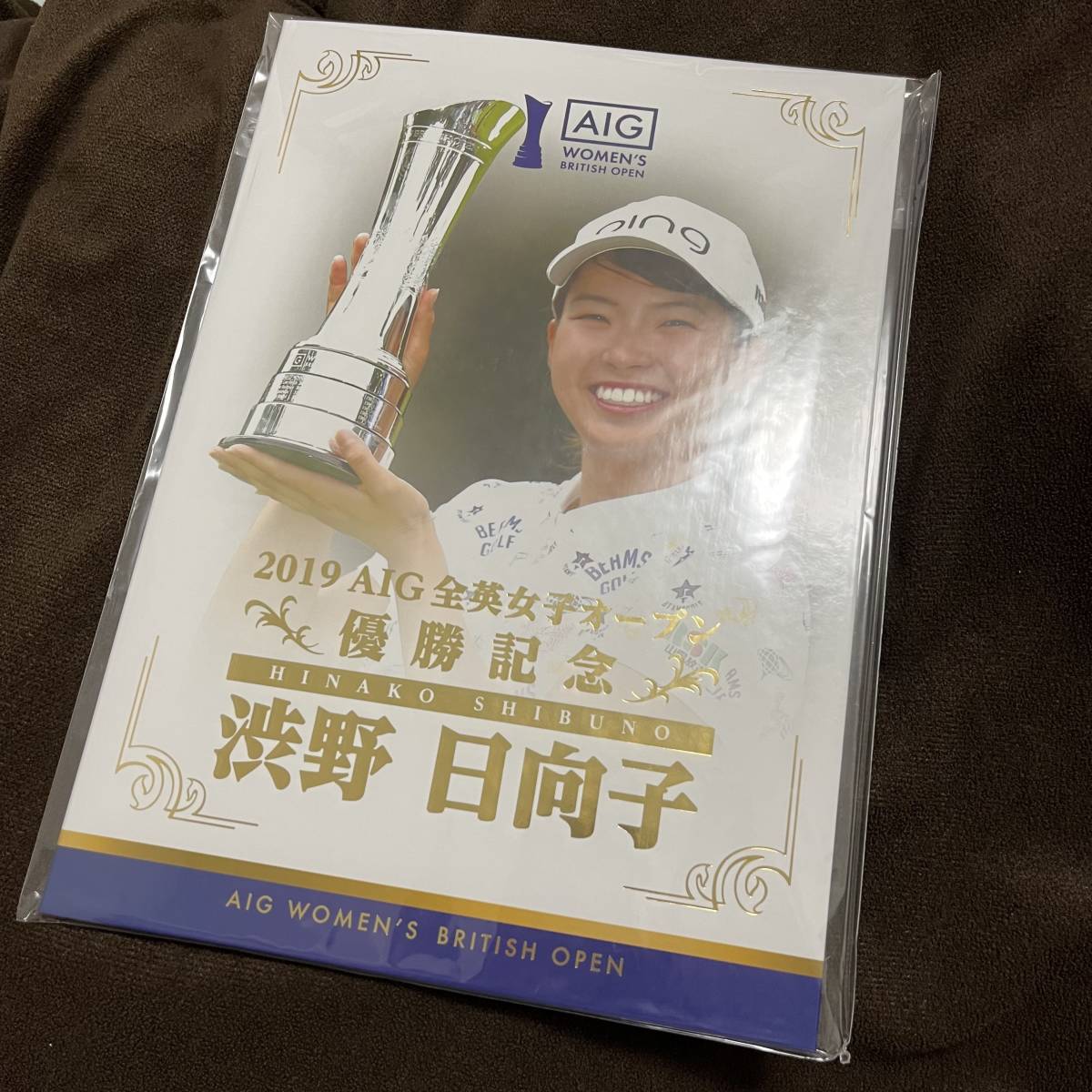 渋野日向子 優勝記念 2019AIG全英女子オープン AIG 渋野日向子 渋野